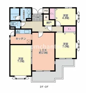 knot妙蓮寺【2階】の間取り