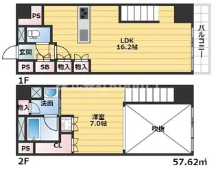 KDXレジデンス本町橋【5階】の間取り