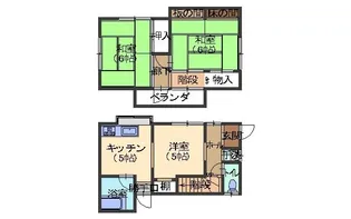 広島県広島市西区井口1【一戸建】の間取り