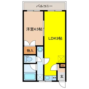 ヴィレッタ草江【2階】の間取り