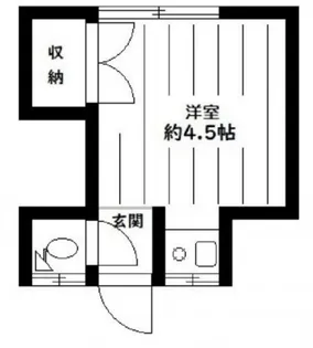 朝霞ハイツ西棟【2階】の間取り