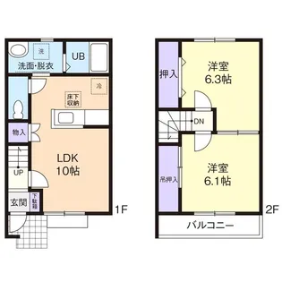 サンライズ イタコの間取り