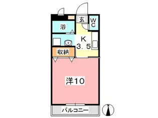 フジパレス【4階】の間取り