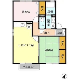 Ocean Court 2【2階】の間取り