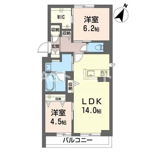 埼玉県さいたま市見沼区深作1【マンション】の間取り