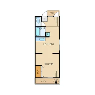 東京都中野区弥生町2【マンション】の間取り