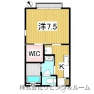 千葉県銚子市大橋町【アパート】の間取り