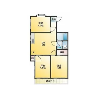 東京都足立区新田3【マンション】の間取り