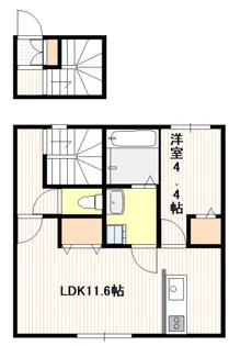 メゾン・エール玖波【2階】の間取り