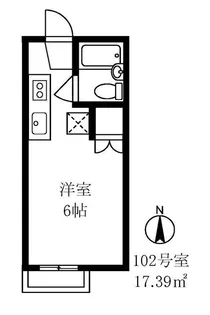 メゾン大多和【1階】の間取り