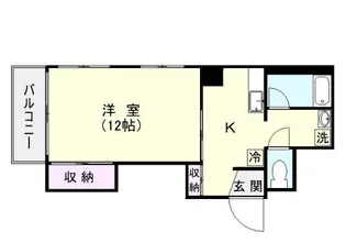 鹿児島県鹿児島市荒田1【マンション】の間取り