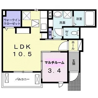 福島県南相馬市原町区橋本町1【アパート】の間取り