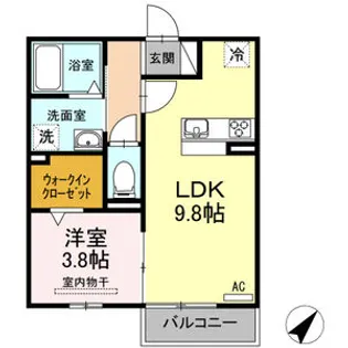 ラ・メール知多【2階】の間取り