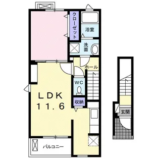 リト・カノン【2階】の間取り