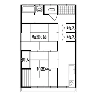 コーポK【2階】の間取り