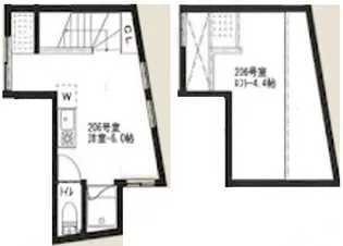 アーバンプレイス中野コア【2階】の間取り