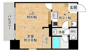 Felis塚本(フェーリス塚本)【3階】の間取り