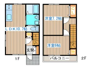 宮城県名取市飯野坂2【一戸建】の間取り