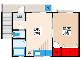 プリミエール篠崎【2階】の間取り