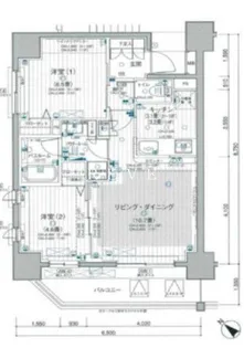 パレステージ神田【2階】の間取り