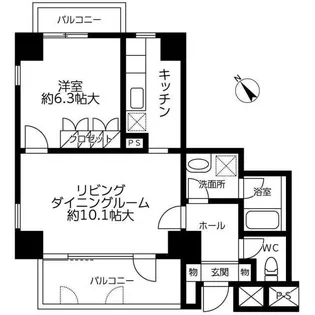 グランドメゾン東池袋【3階】の間取り