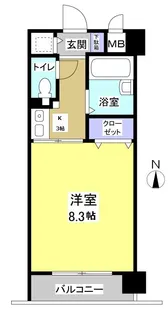 ブライティ助信【4階】の間取り