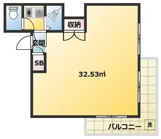 フラットワセダ【2階】の間取り
