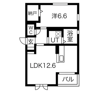 メゾン・ド シュウ【1階】の間取り