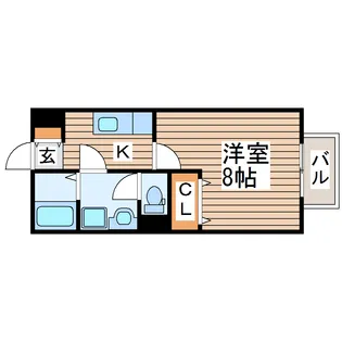 グランデ岩切【2階】の間取り