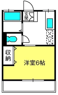 ハイムあさひ【1階】の間取り