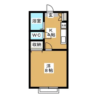 カーサ・ポポロ【2階】の間取り