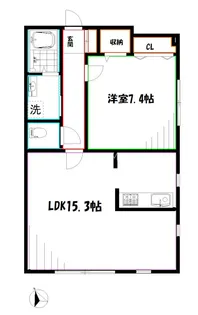 Ville吉祥寺【1階】の間取り