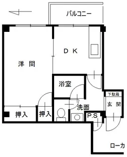 第6ミサワハウス【2階】の間取り