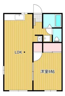 クレセント杉谷【1階】の間取り