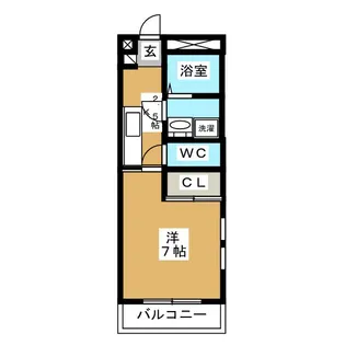 アンソン御殿山III【2階】の間取り