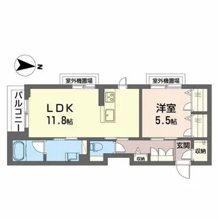 メゾン テンゲル【2階】の間取り