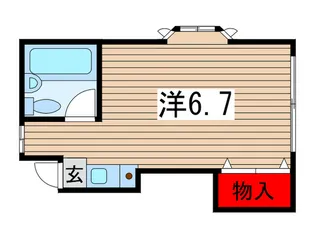 ピュア・トラスト稲毛東【2階】の間取り