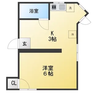 ベンイースト【1階】の間取り