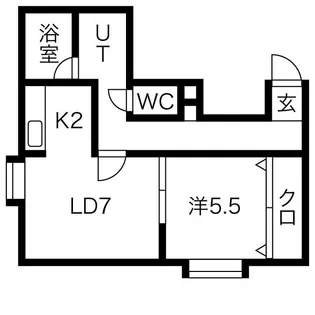 FOREST栄通A【2階】の間取り