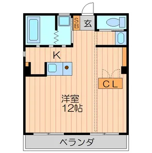 高木マンション【4階】の間取り