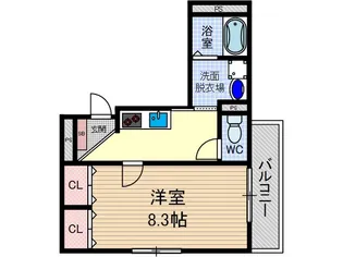 アルカディア舟木町【2階】の間取り