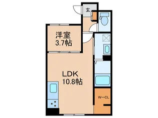 シャインラッシュI【1階】の間取り