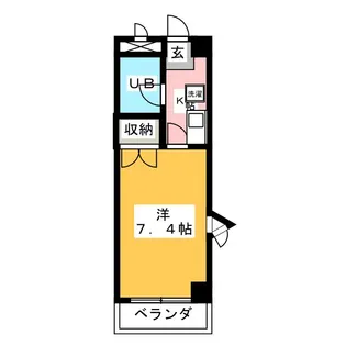 ピュア東海【3階】の間取り