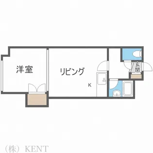 宮の森ハイツ【2階】の間取り