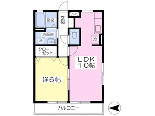 セジュールL3【1階】の間取り