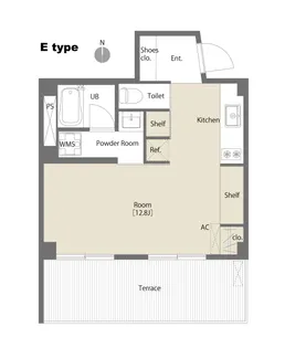 北沢セントラルハイツ【3階】の間取り