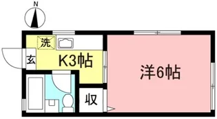 サンハイツ【2階】の間取り