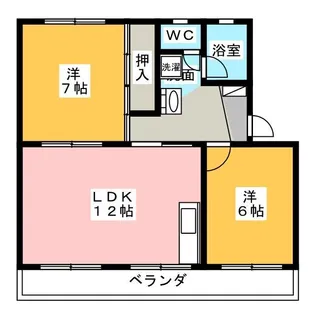 コーポラスFUJI【3階】の間取り