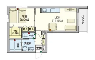 (シニア限定)Magnolia【1階】の間取り