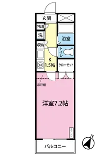 ロイヤルハイツ東海大前【2階】の間取り
